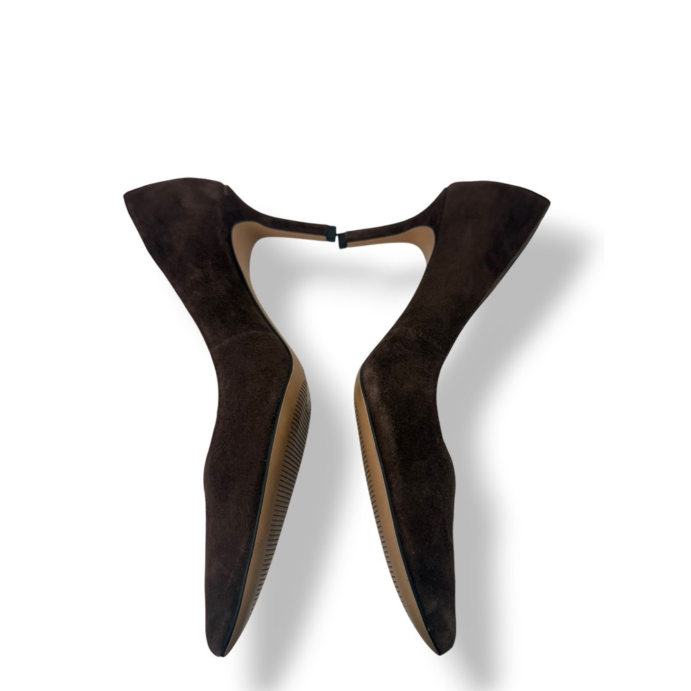 Lauren Ralph Lauren Womens Brown Suede Pointed Toe Pumps Stiletto Heels Size 6B - Picture 6 of 10